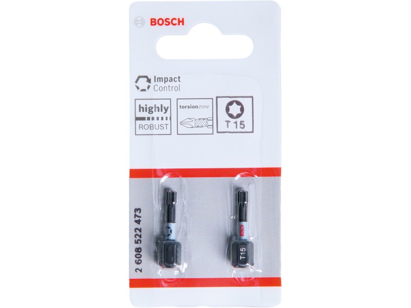 Vijačni nastavek Bosch PRO Torx Impact, T15, 25mm, 2608522473